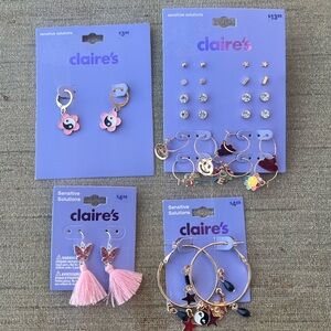 Girl’s Claire’s Earring Bundle